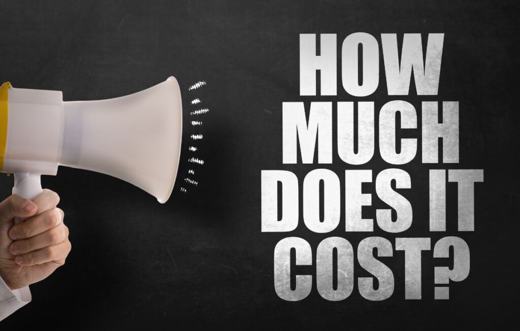 How much does it cost megaphone graphic on chalkboard